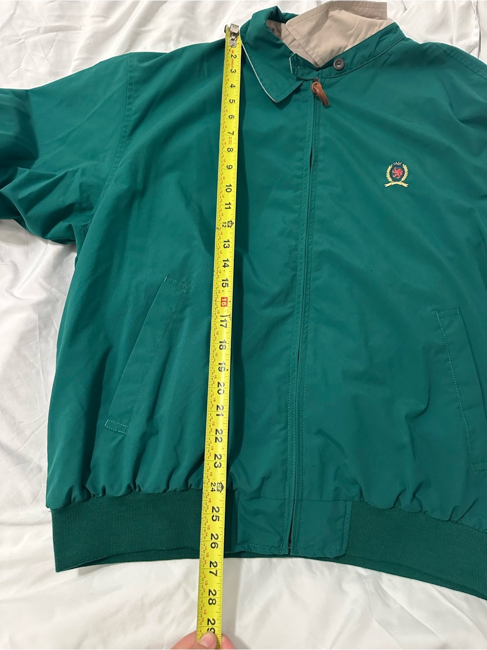 Tommy Hilfiger Green Windbreaker Jacket - Picture 14 of 16